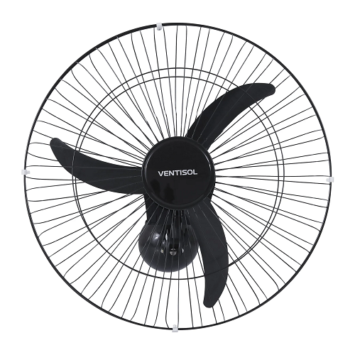Ventilador de Parede New Preto de 60cm e 127V Ventisol
